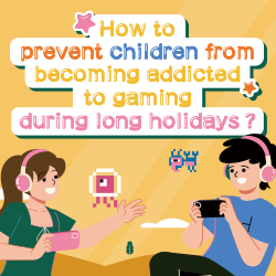 How to prevent children from becoming addicted to gaming during long holidays?